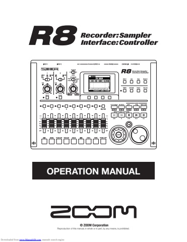 ZOOM-R8-RECORDER-SAMPLER-INTERFACE-CONTROLLER
