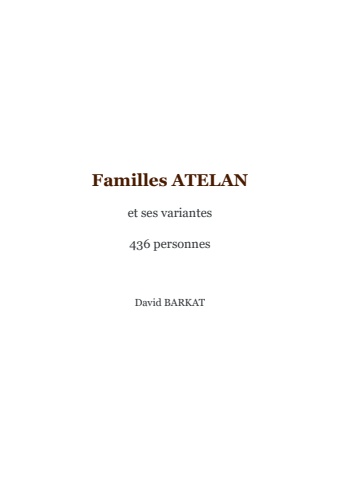 Familles ATELAN