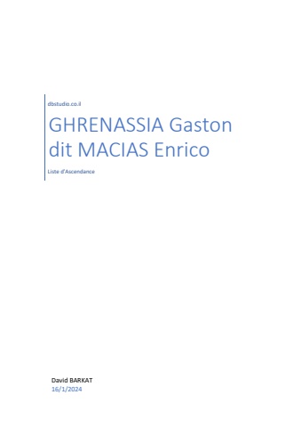 AC GHRENASSIA Gaston