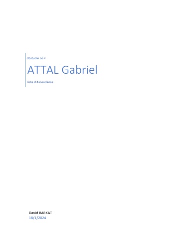 AC ATTAL Gabriel