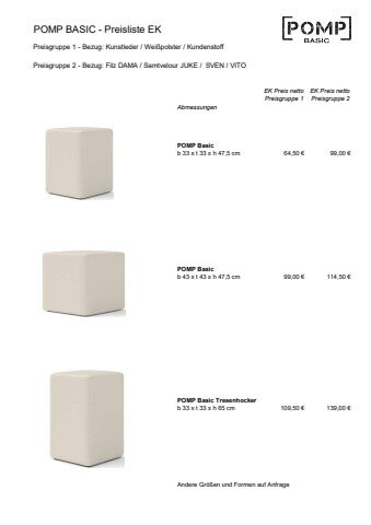 pomp basic preisliste 2026