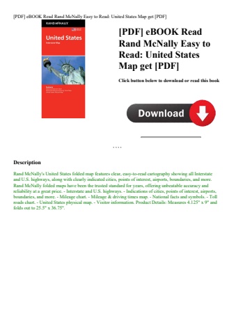 [pdf] ebook read rand mcnally easy to read united states map get [pdf]