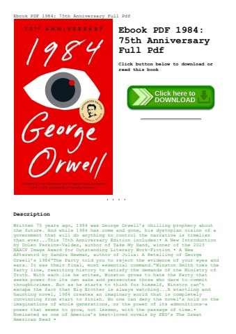 ebook pdf  1984 75th anniversary full pdf