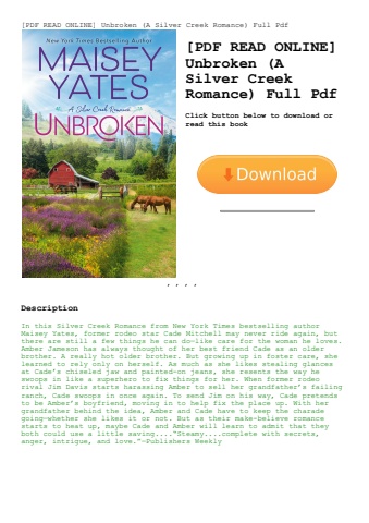 [pdf read online] unbroken (a silver creek romance) full pdf