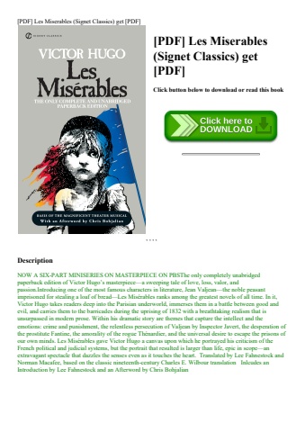 [pdf] les miserables (signet classics) get [pdf]