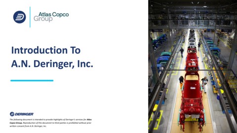 Atlas Copco Group - Intro to Deringer Presentation