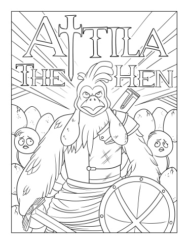 Doppelchickens Coloring Pages