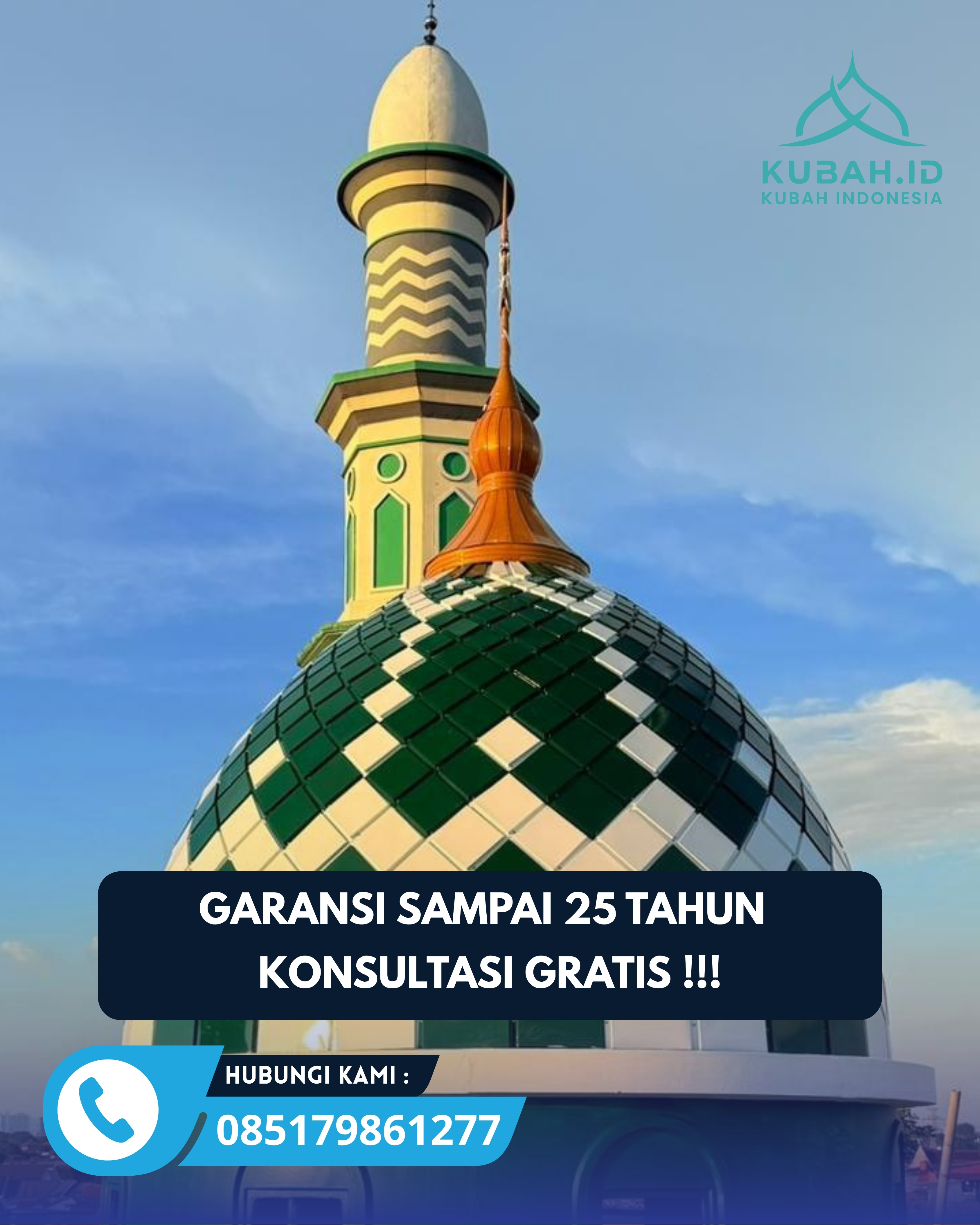 JUAL KUBAH MASJID PREMIUM DI KEC PATI, KAB PATI, JATENG (WA: 085179861277)