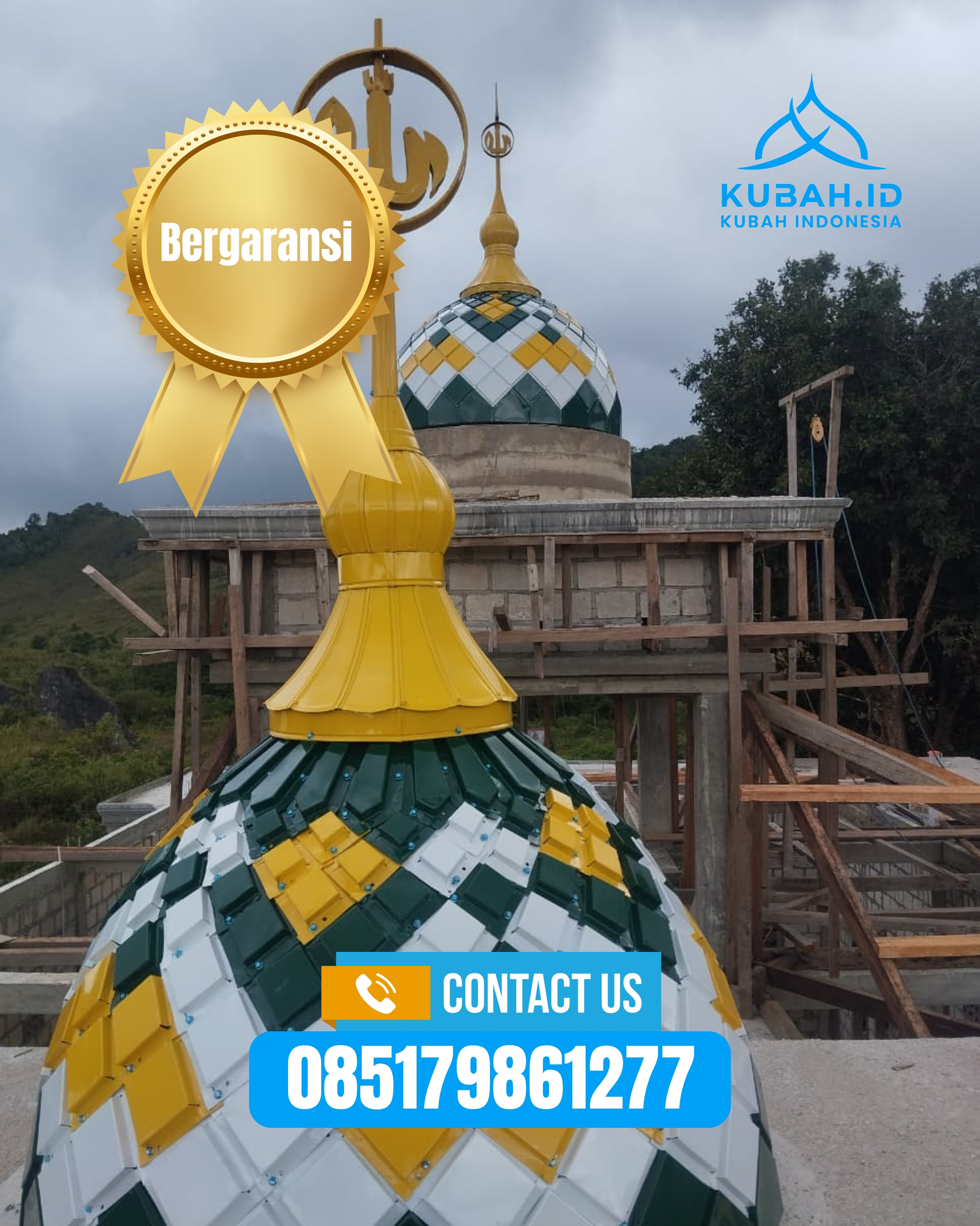 KUBAH MASJID DESAIN ELEGAN DI KEC BEKASI TIMUR, KOTA BEKASI, JABAR (WA: 085179861277)