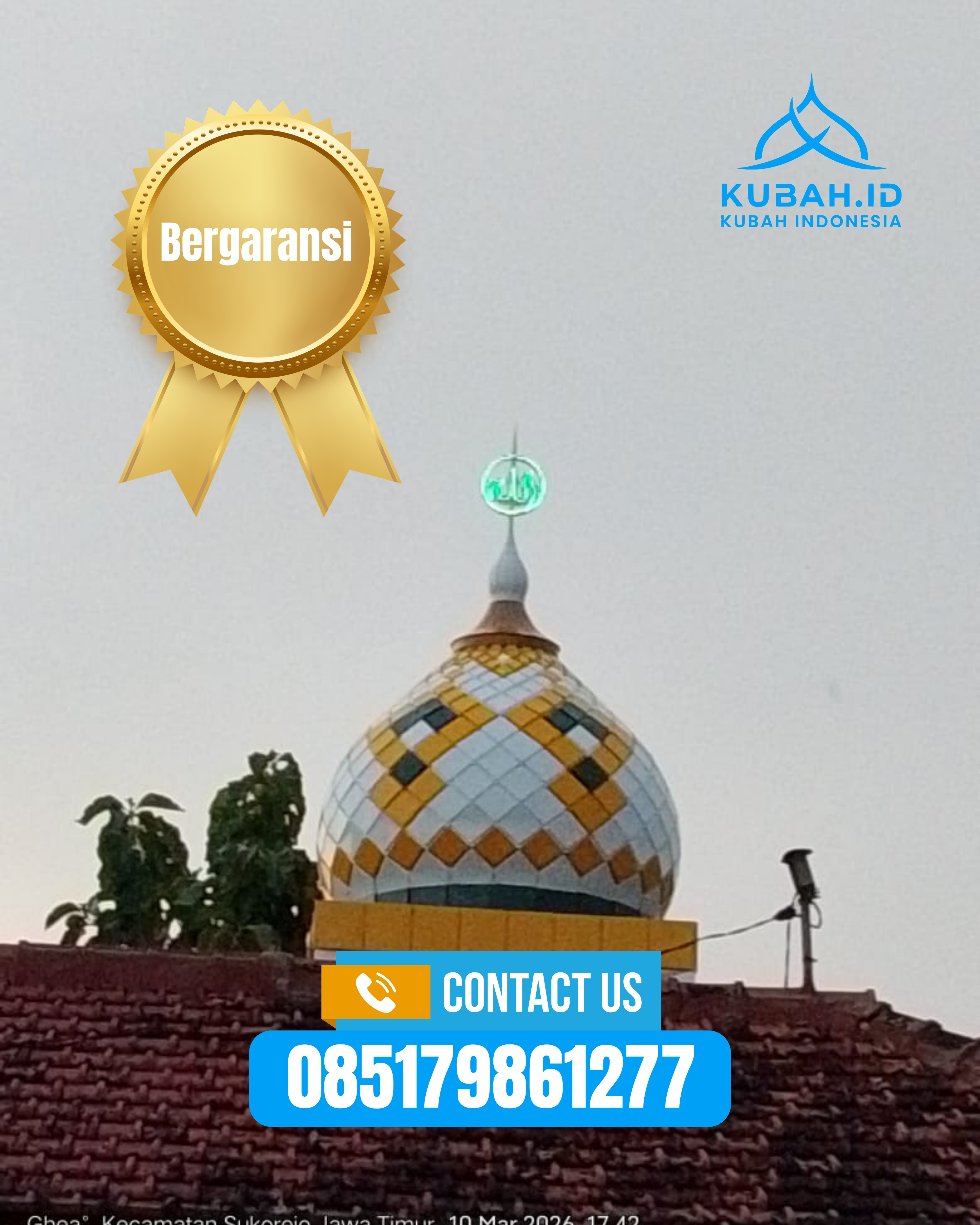 KUBAH MASJID HARGA TERJANGKAU DI KEC BANJARSARI, KOTA SURAKARTA, JATENG (WA: 085179861277)