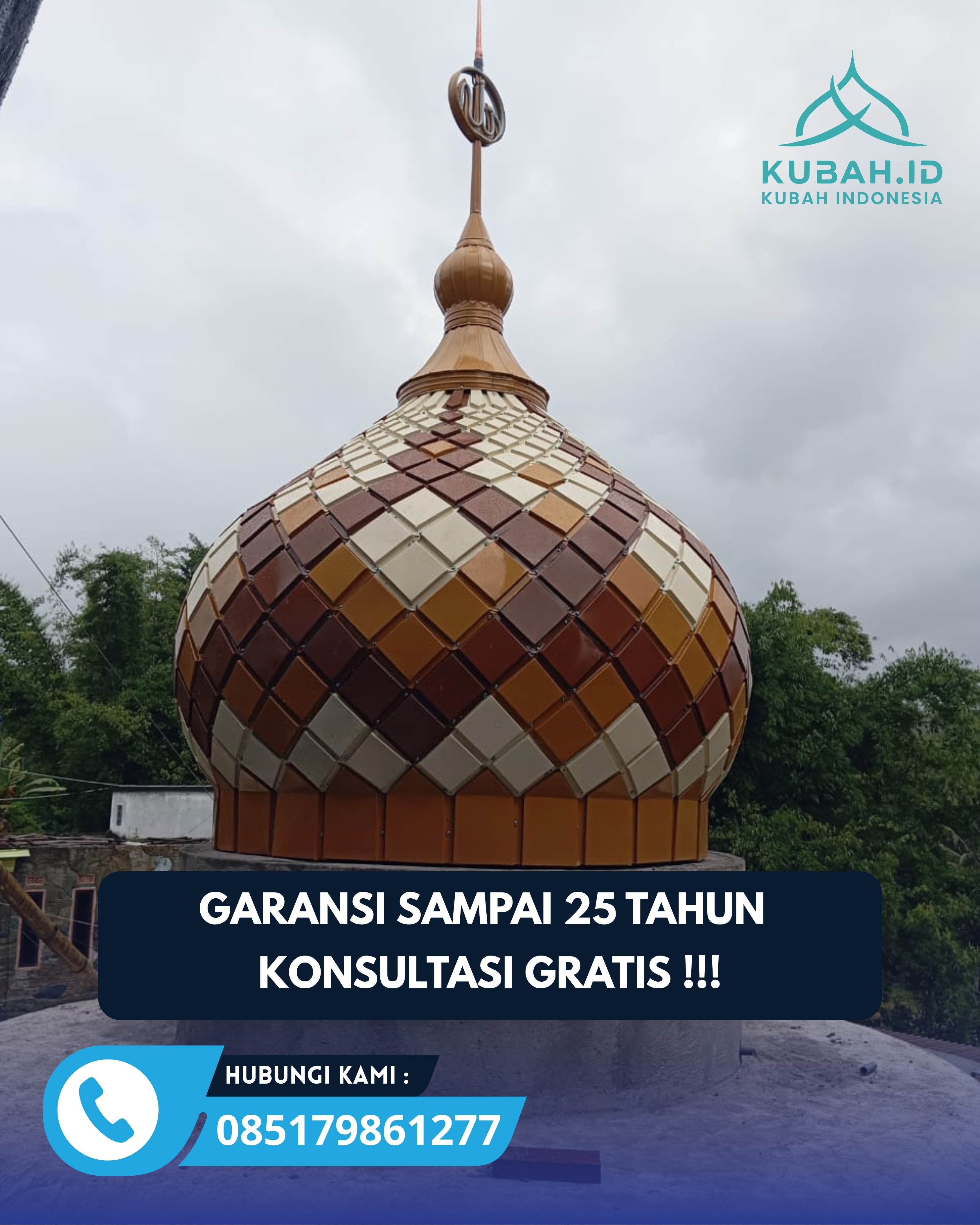 JUAL KUBAH MASJID TAHAN LAMA DI KEC MEJAYAN, KAB MADIUN, JATIM (WA: 085179861277)