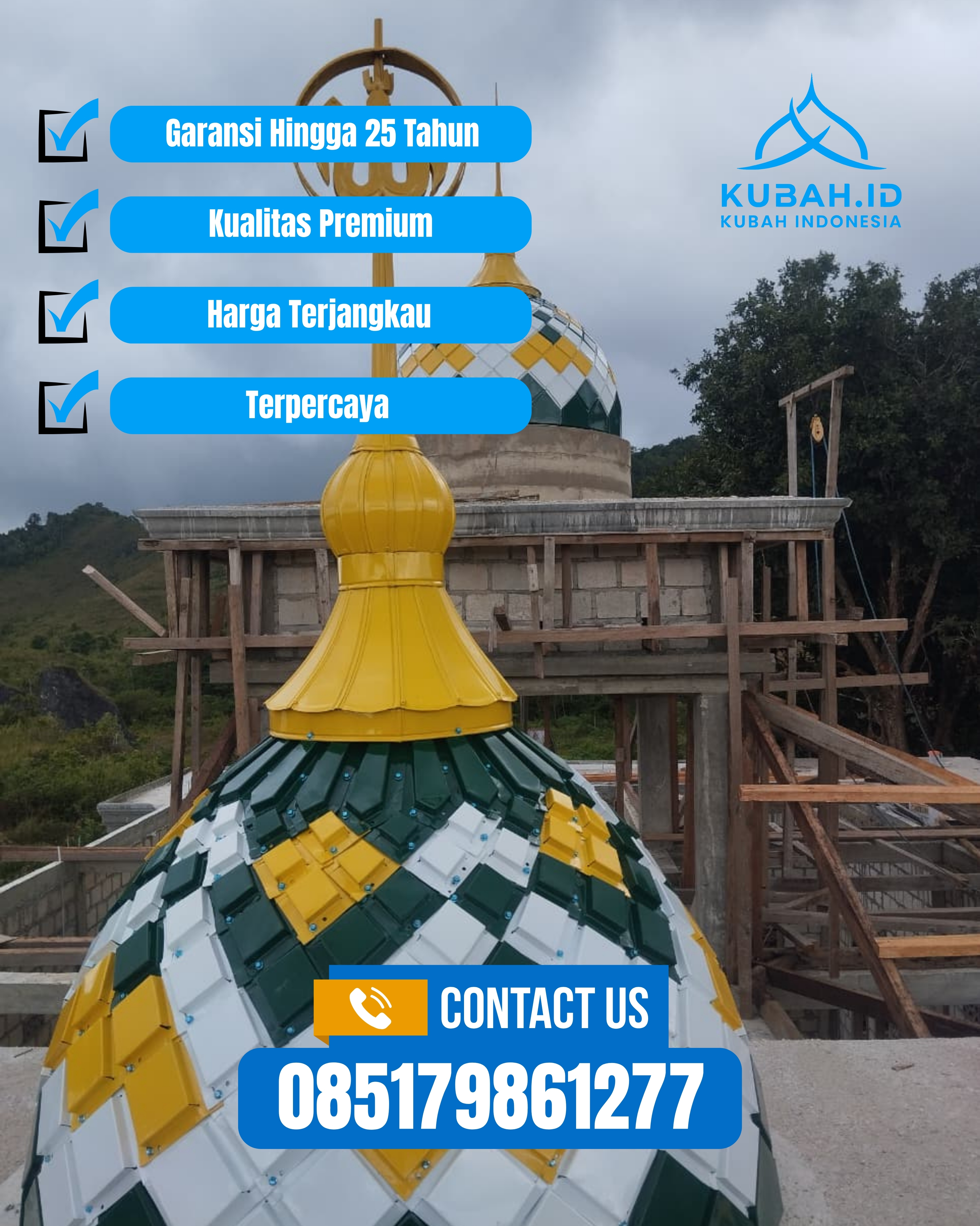 PUSAT KUBAH MASJID BERKUALITAS DI KEC BEJI, KOTA DEPOK, JABAR (WA: 085179861277)