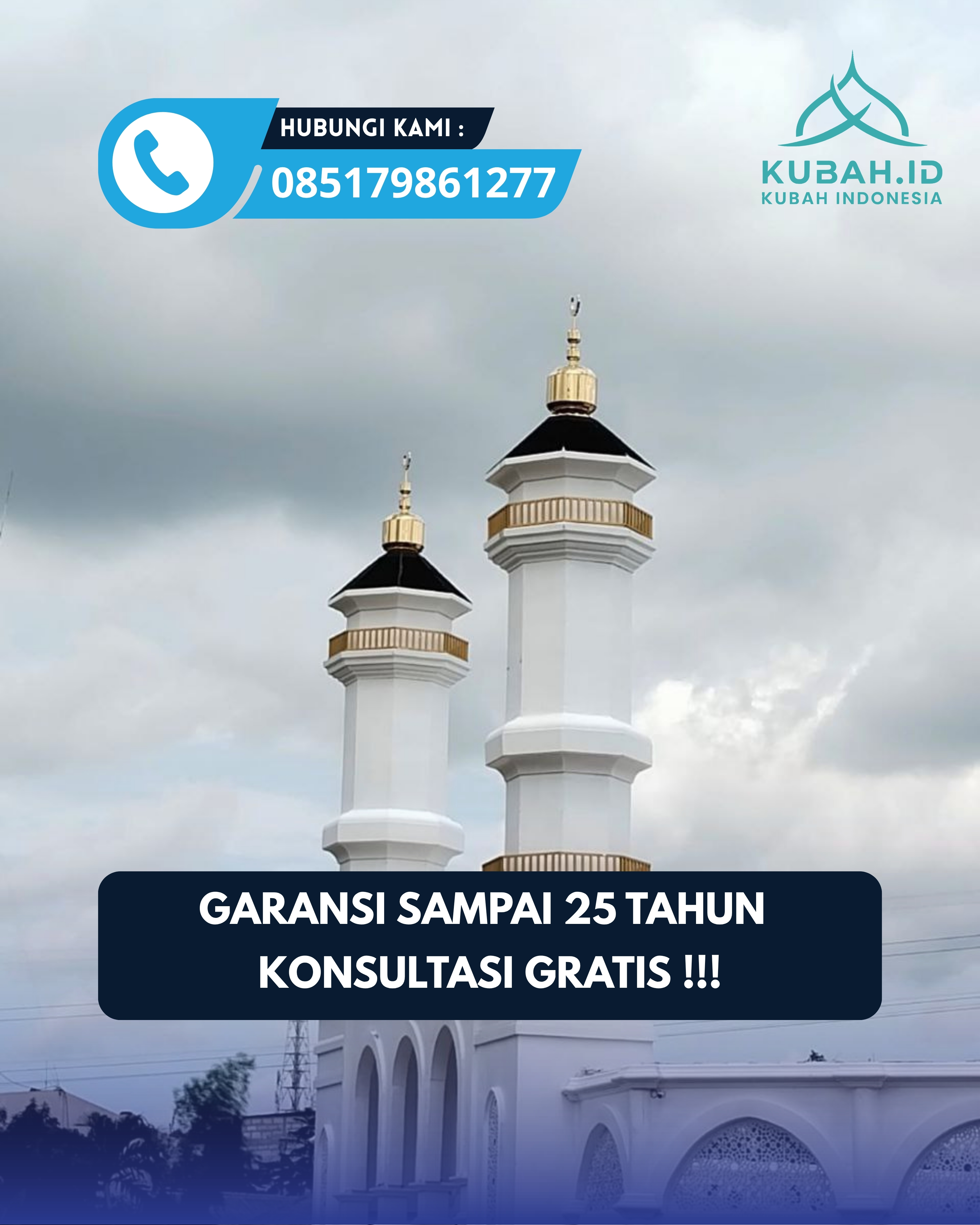 JUAL KUBAH MASJID TAHAN LAMA DI KEC SAMPANG, KAB SAMPANG, JATIM (WA: 085179861277)