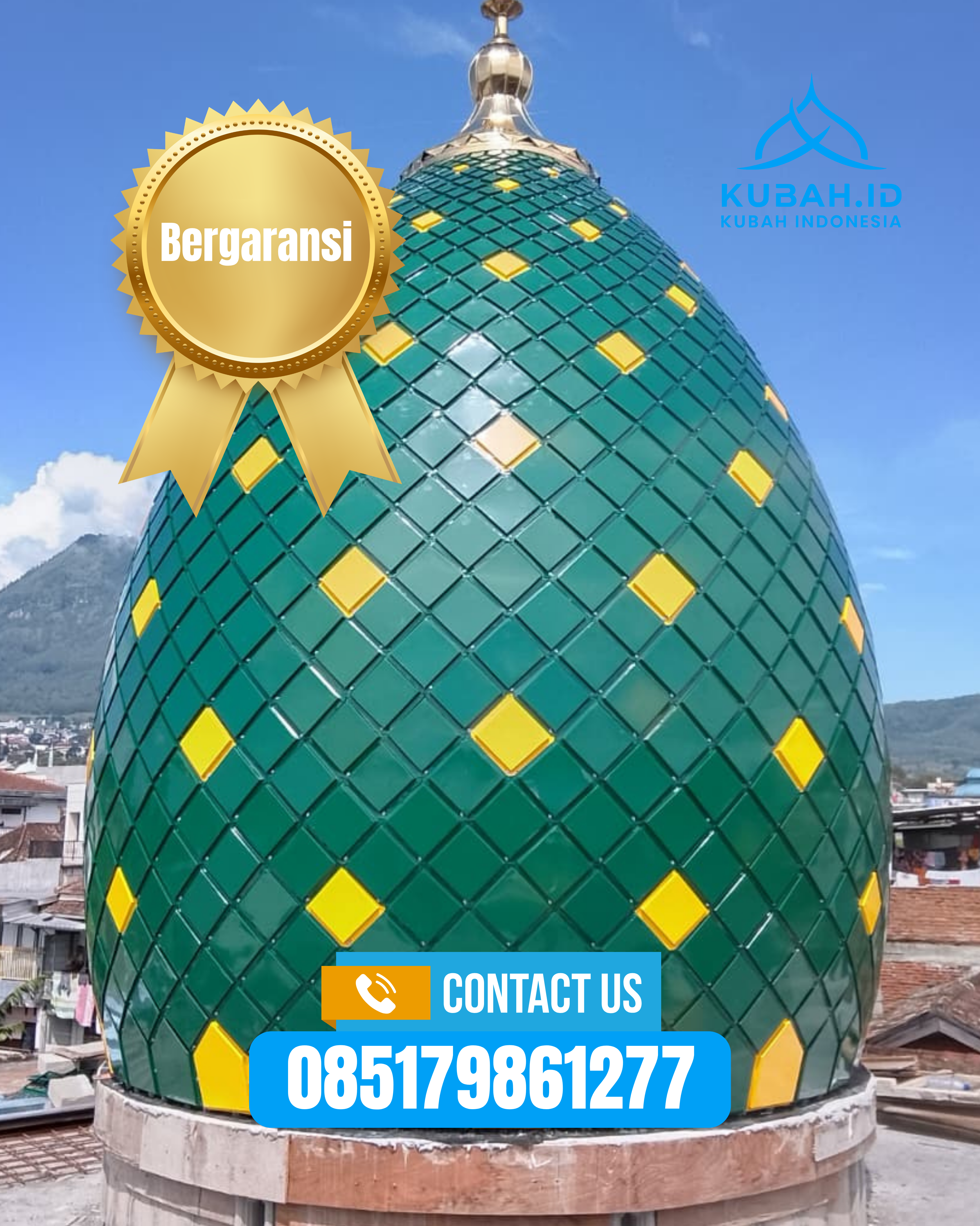 KUBAH MASJID HARGA TERJANGKAU DI KEC TONDANO BARAT, KAB MINAHASA, SULUT (WA: 085179861277)