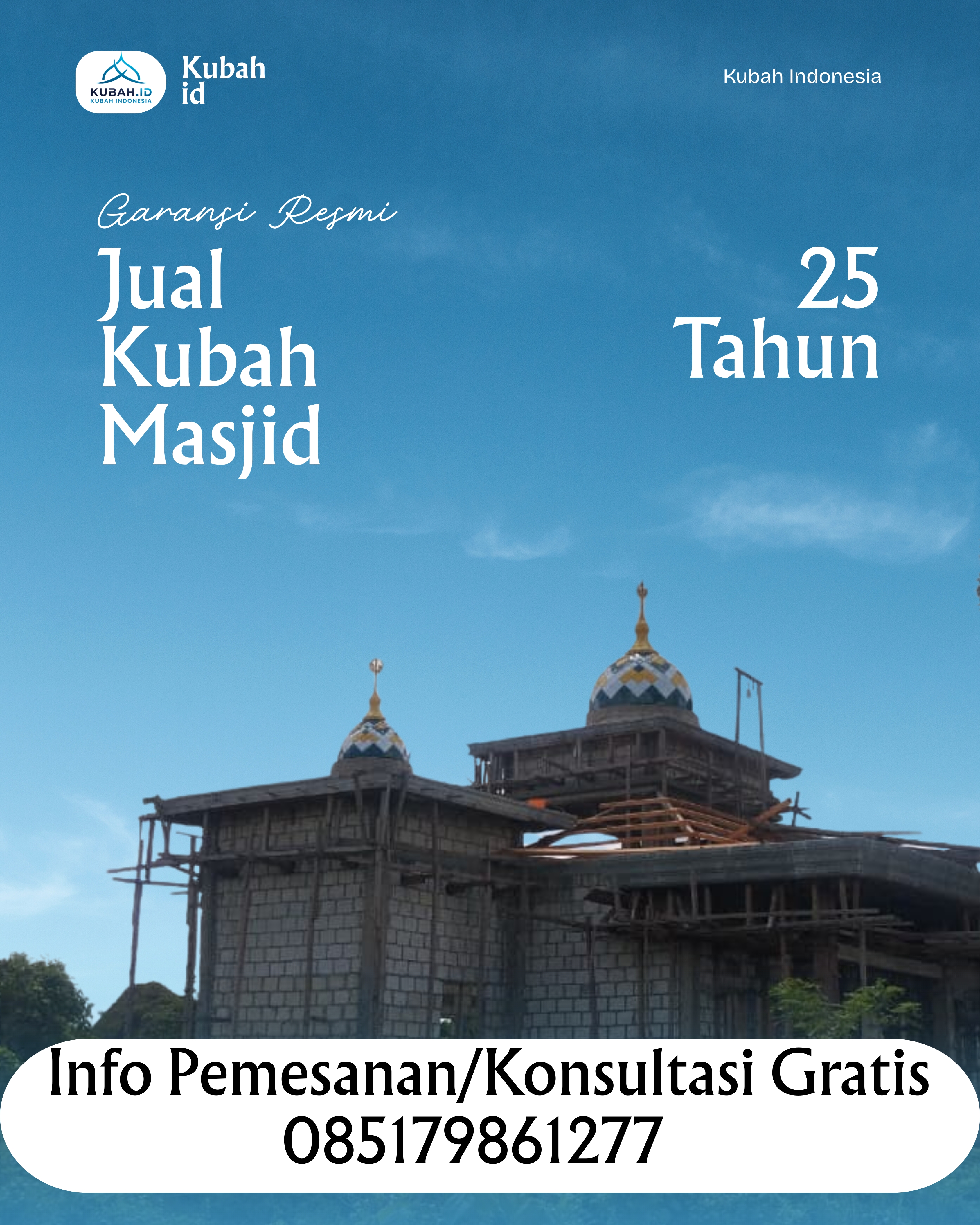 PABRIK KUBAH MASJID MODERN DI KEC LAREH SAGO HALABAN, KAB LIMA PULUH KOTA, SUMATERA BARAT (WA: 085179861277)