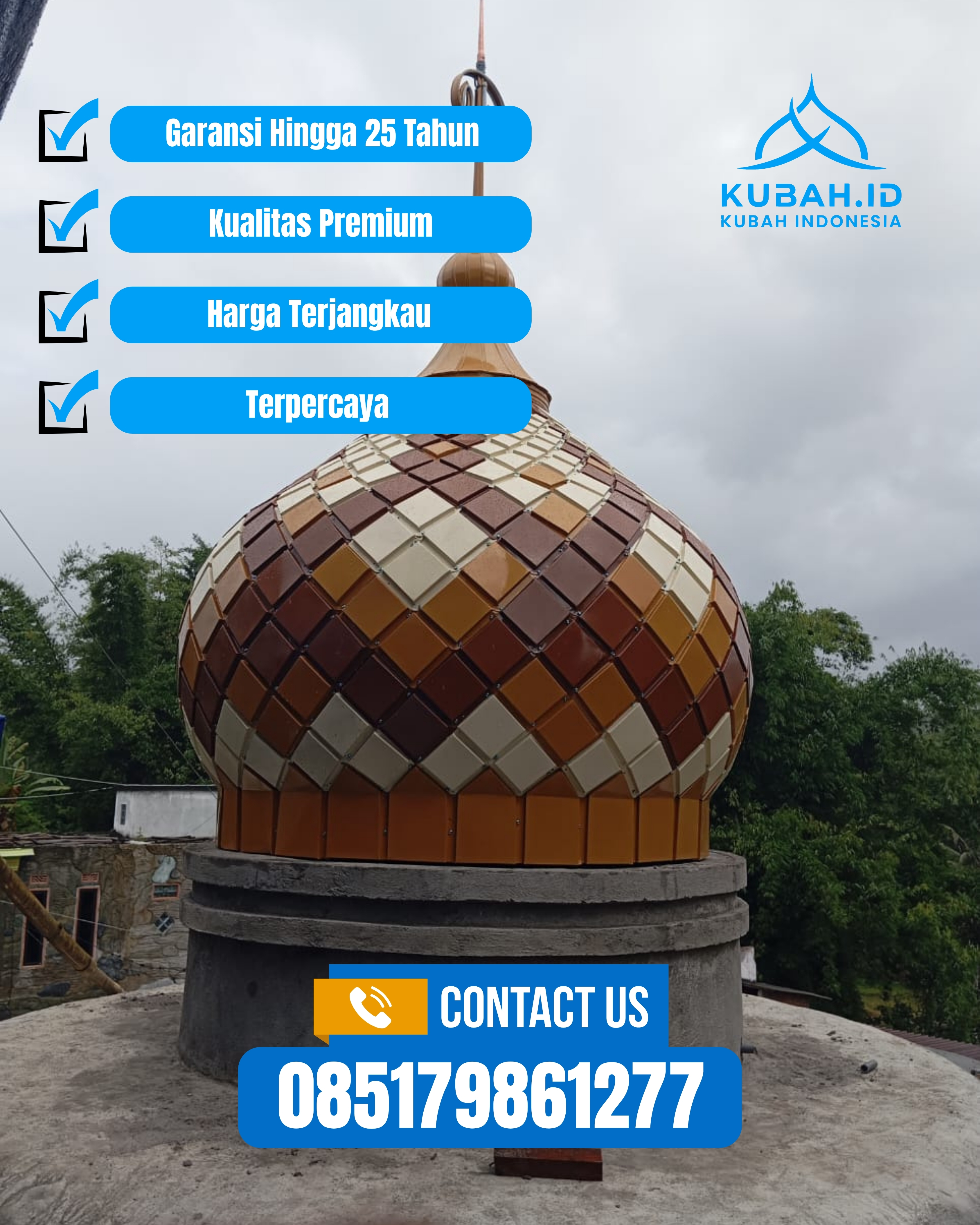 SPESIALIS KUBAH MASJID GARANSI RESMI DI KEC WUNGU, KAB MADIUN, JATIM (WA: 085179861277)