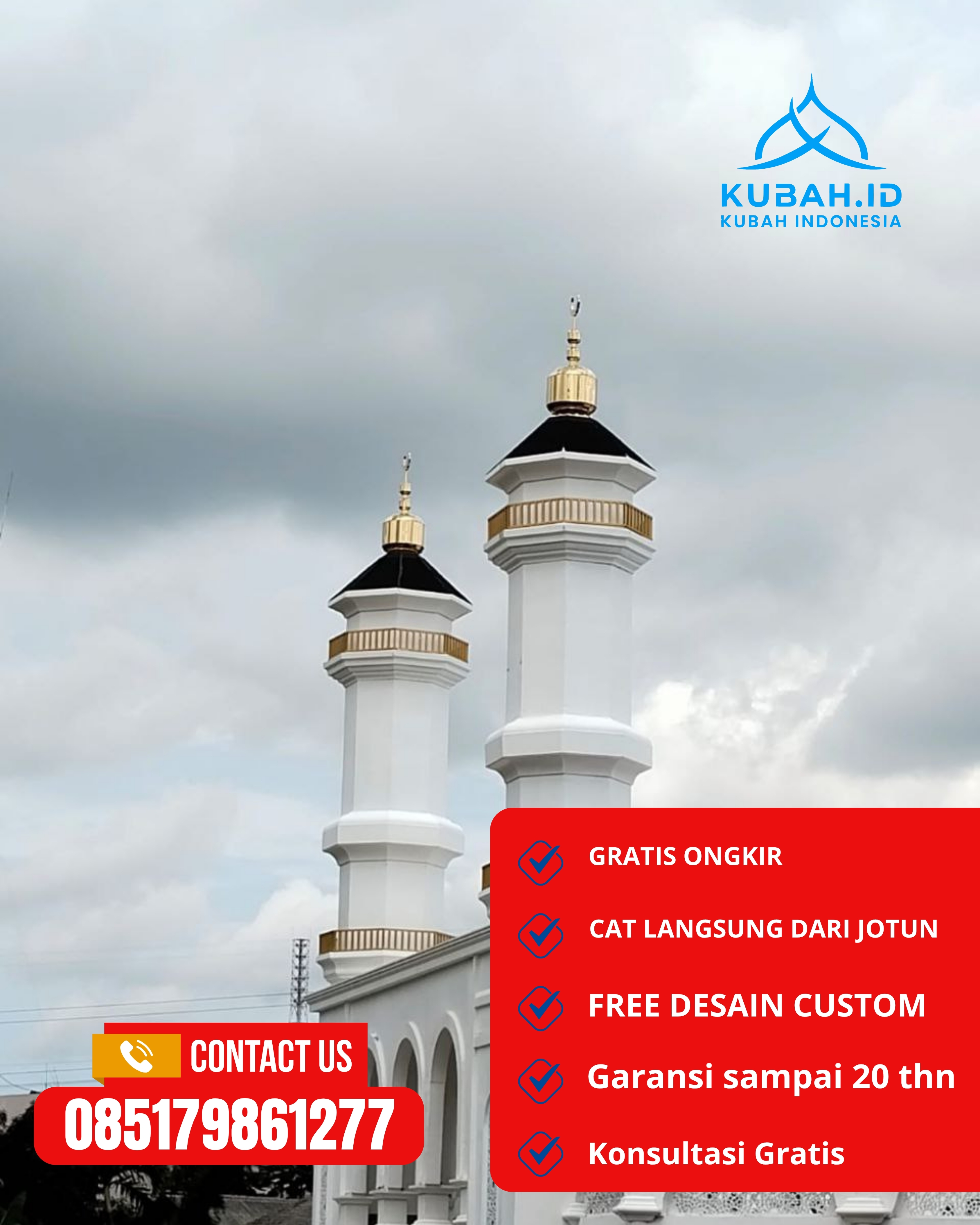 PUSAT KUBAH MASJID BERKUALITAS DI KEC GAPURA, KAB SUMENEP, JATIM (WA: 085179861277)