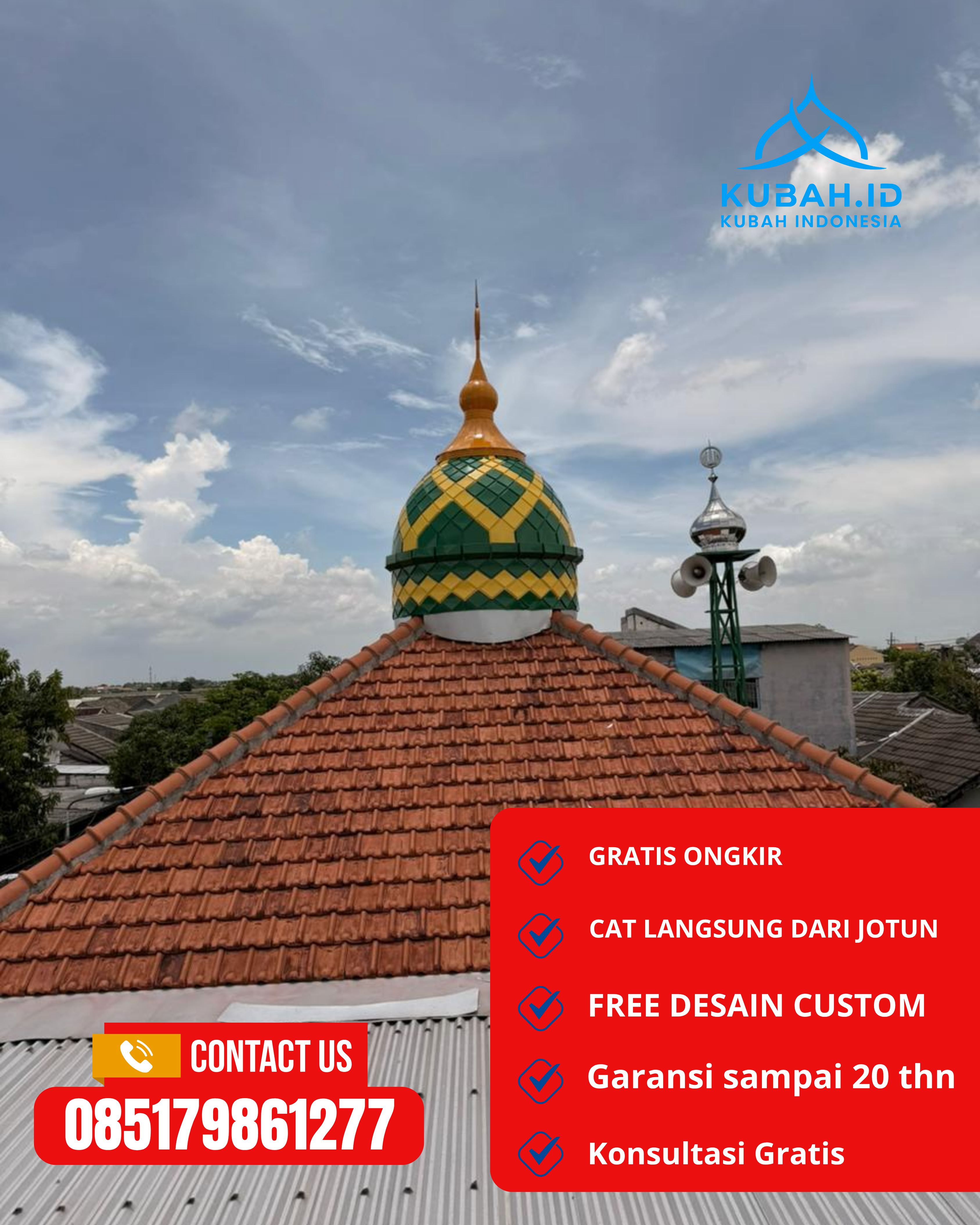 PUSAT KUBAH MASJID BERKUALITAS DI KEC BOGOR TENGAH, KOTA BOGOR, JABAR (WA: 085179861277)