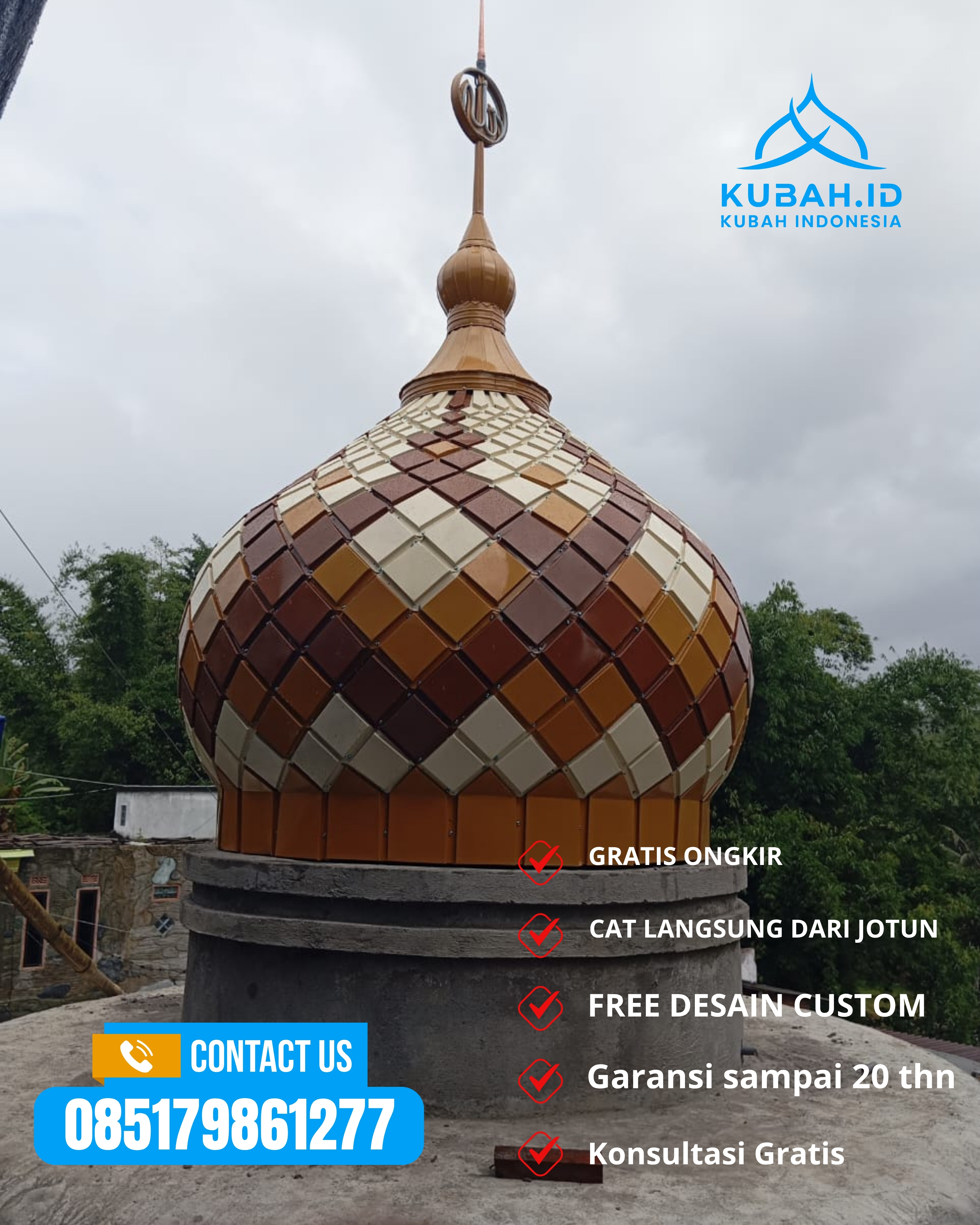 PUSAT KUBAH MASJID BERKUALITAS DI KEC BABADAN, KAB PONOROGO, JATIM (WA: 085179861277)