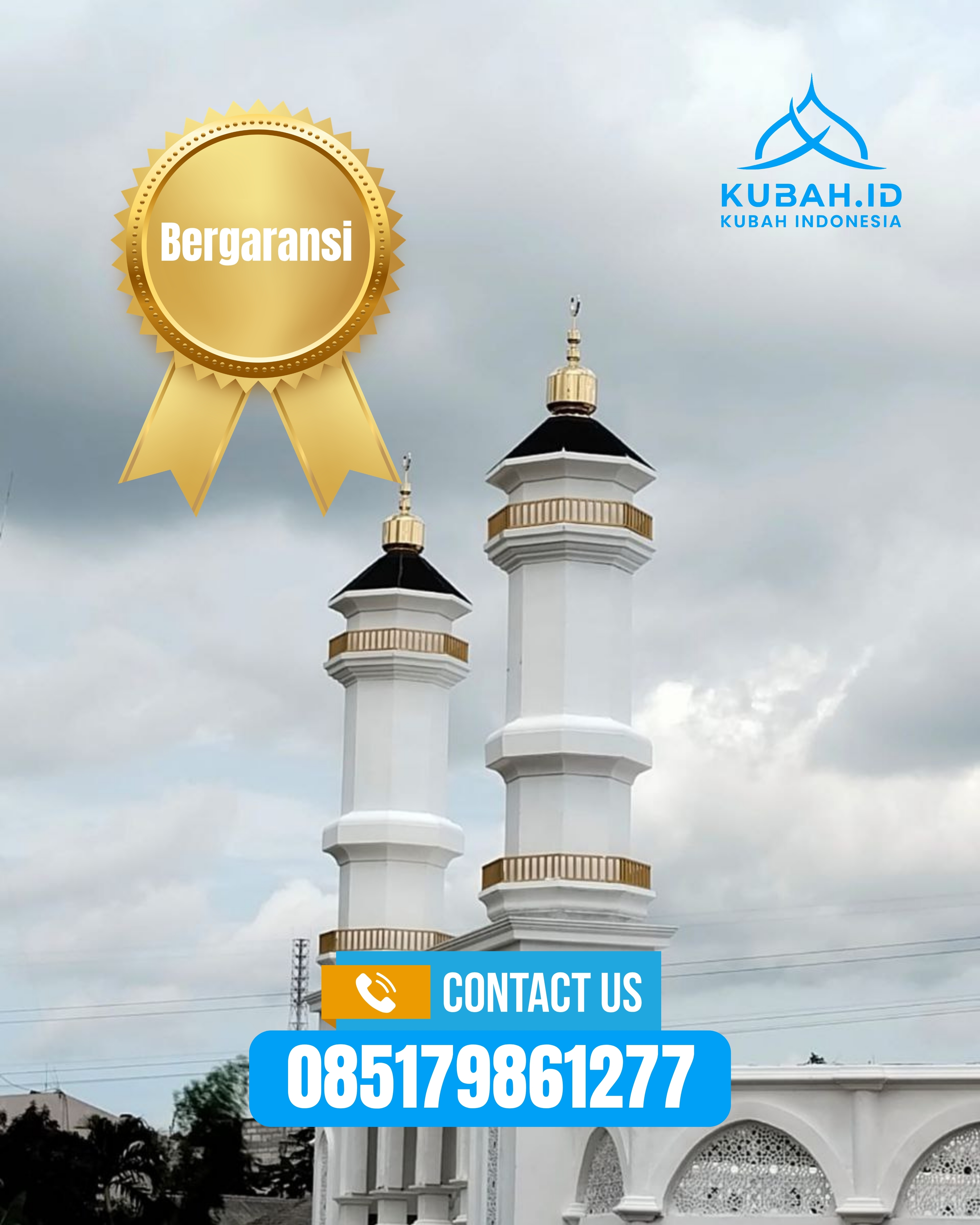 JUAL KUBAH MASJID PREMIUM DI KEC KOTA SUMENEP, KAB SUMENEP, JATIM (WA: 085179861277)