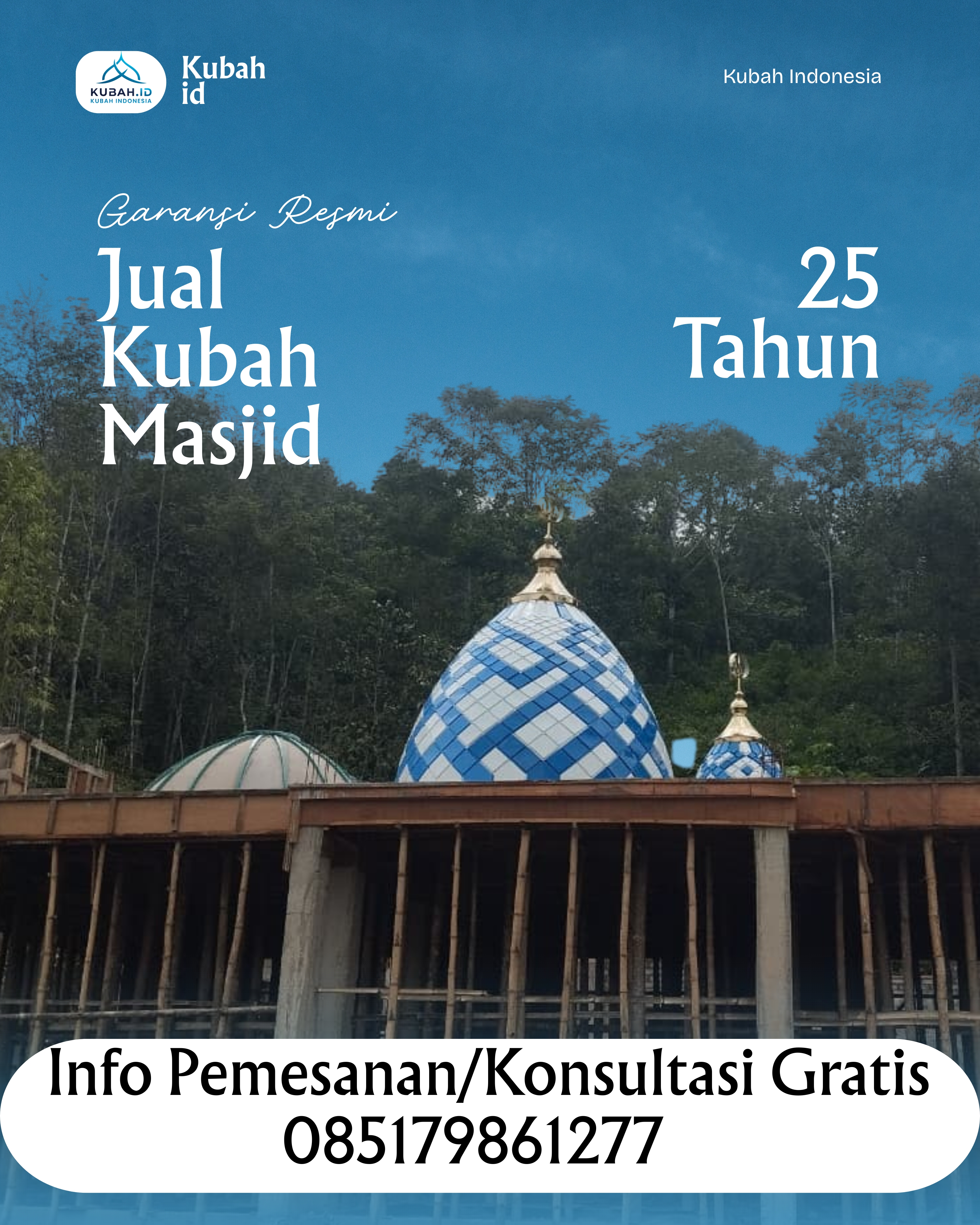 JUAL KUBAH MASJID TAHAN LAMA DI KEC ENGGAL, KOTA BANDAR LAMPUNG, LAMPUNG (WA: 085179861277)