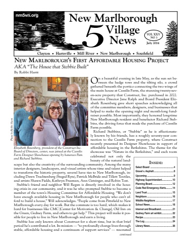 New Marlborough 5 Village News July 2024