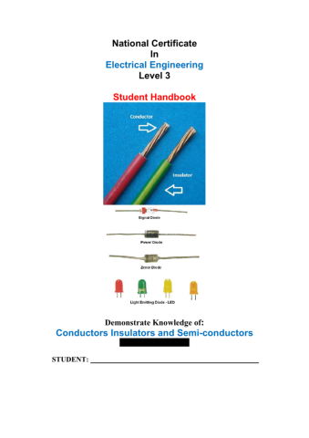 Notes Atoms in Electricity