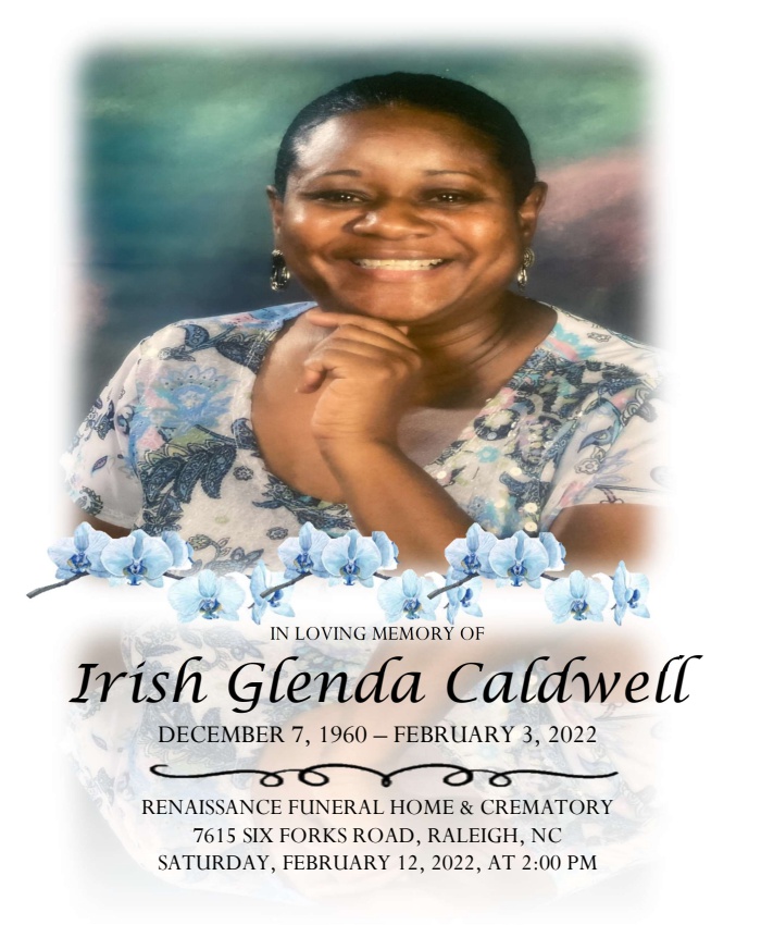 Irish G. Caldwell Obituary with Memories Video