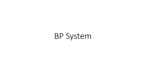 BP SYSTEM