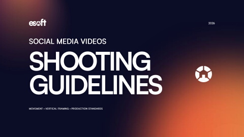 [Social Media Video] Shooting Guideline