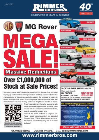 MG MEGA SALE