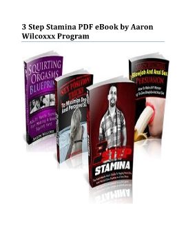 3 Step Stamina PDF eBook by Aaron Wilcoxxx