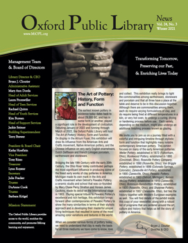 Oxford Public Library Winter 2021 Newsletter