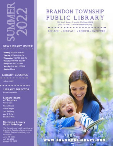 79823 BRANDON TWP LIBRARY Summer 2022 NL