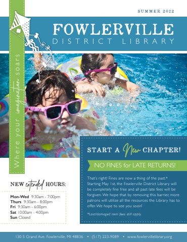 79865 FOWLERVILLE LIBRARY Summer NL 2022 Flipbook