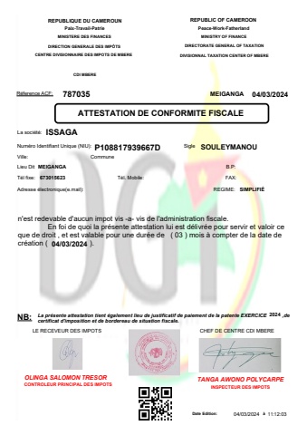 ACF ISSAGA SOULEYMANOU