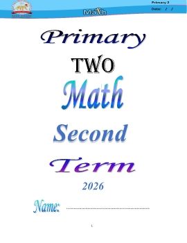 booklet primary 2 (second term) 2026