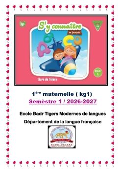 KG1booklet 2026 -2027 Ebouk semèstre 1 s'y connaître_Neat
