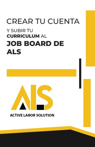 Crear tu cuenta y subir tu curriculum a ALS