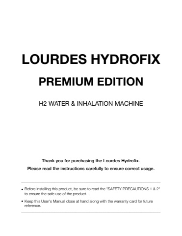 22-LOURDES-HYDROFIX-PREMIUM-EDITION-USERS-MANUAL_05_2022_Version