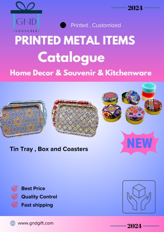 TIN TRAYS , BOXES , COASTERS
