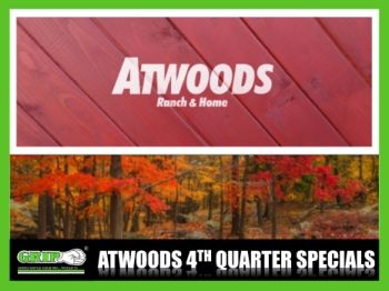 Atwoods 4th Quarter Specials
