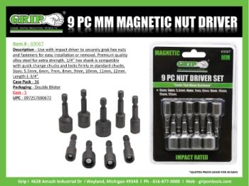 Magnetic Nut Drivers