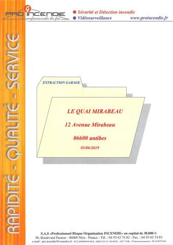 2019-06-03- ePro Incendie - rapport et devis quai mirabeau extraction