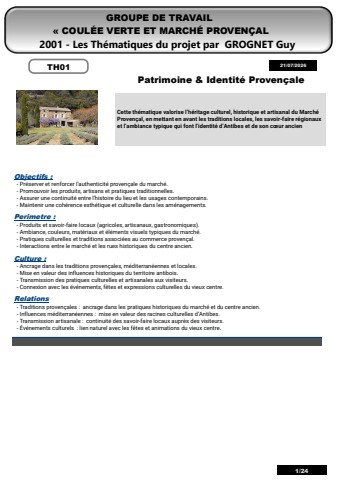 C2D - 2026-01 - Contribution Requalification Marche provencal -Thematiques