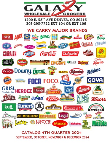 Galaxy Wholesale Grocers 2024 Catalog 4th Quarter Edition