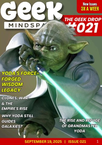 Friday Issue - The Geek Drop #021