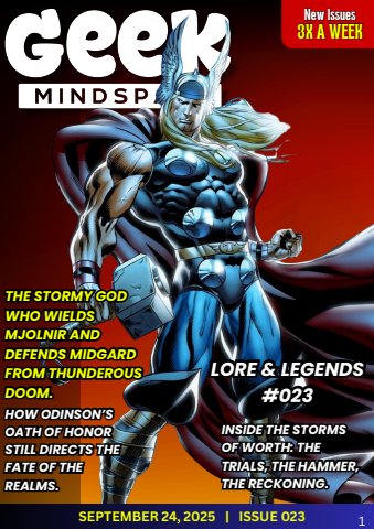 Wednesday Issue Lore And Legends #023