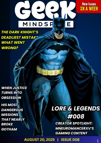 Wednesday Issue Lore and Legends #008