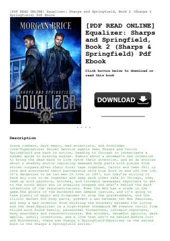 [pdf read online] equalizer sharps and springfield  book 2 (sharps & springfield) pdf ebook